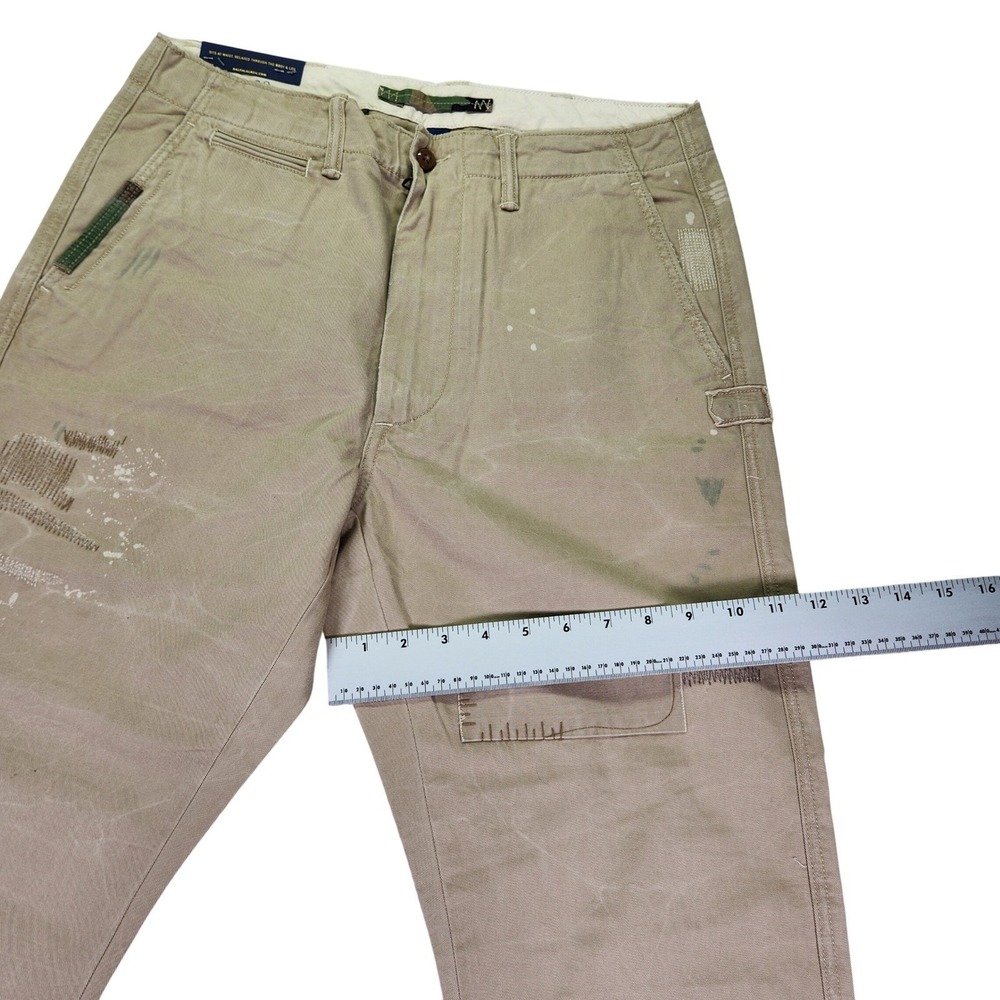 Polo Ralph Lauren Bedford Paint-Splatter Pants 32x30 (Actual‎ Inseam 27") NWT - Picture 12 of 14